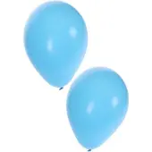 Partyxplosion Ballon 50 x licht blauw nr 10