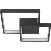 Highlight Plafondlamp Piazza Vierkant Zwart Klein