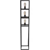 Freelight Vloerlamp Novanta 3 lichts H 150 cm zwart