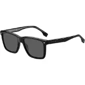BOSS BLACK Square Mens Black Ruthenium Gray Blue Boss 1317/s