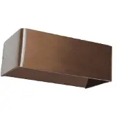Artdelight Wandlamp Mainz 20 x 7 cm koper brons