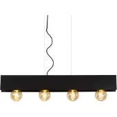 Lucide SURTUS - Hanglamp - 4xE27 - Zwart