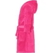 Playshoes fleece badjas fuchsia Roze Meisjes Polyester Capuchon Effen - maat 134/140