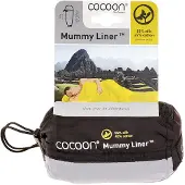 Cocoon - MummyLiner Silk / Cotton - Reisslaapzak 241 x 90/56 cm, grijs