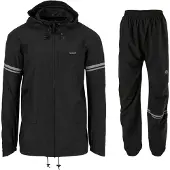 Agu Original Regenpak Uniseks Waterdicht - Zwart - Waterkolom 5.000 mm - Jas en broek - Inclusief opbergtasje