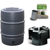 Harcostar Regentonset Harcostar - 168 L Antraciet + Voet + Vulautomaat
