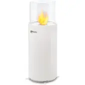 Blumfeldt Fiamme Tamburo bio-ethanol haard rvs brander 0,8 liter 4-5 uur brandduur