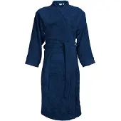 The One Towelling Luxe Badjas - 100% Katoen Blauw / L/XL