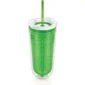 Zoku Hydration Drinkbeker - Incl Rietje - 325 ml - Groen