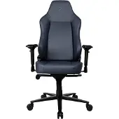 AROZZI Primo Gamingstoel met echt leder - Oceaanblauw