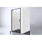 Best design Nisdeur baron 80x200 cm nano glas 8 mm mat zwart