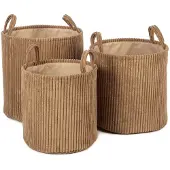 KidsDepot Mand Ebby Sand (Set van 3)