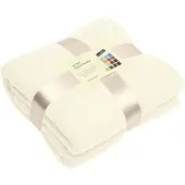 James & nicholson Fleece Plaid Off White 170 x 130 cm
