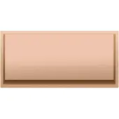 Guido Gusto Mat rose goud RVS Inbouwnis 30x60x7cm - Inbouwnis badkamer en Douche