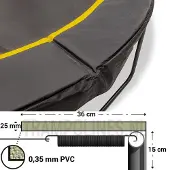 Magic Jump Trampoline Rand Black 300 - 305 cm