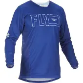 FLY Racing Kinetic Fuel Blauw Wit Jersey Maat S