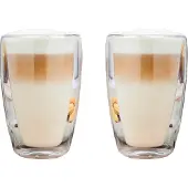 Huismerk Premium Latte Macchiato Glasset - 2 Stuks
