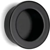 Mariani Schuifdeurkom rond Stylus 49 mm - mat zwart