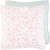 Clayre & Eef | Kussenhoes Leaf katoen wit 40x40 cm kussenhoezen | NADUVI