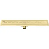 Best design Nancy douchegoot mat goud met flens 70cm