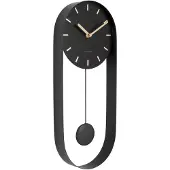 Karlsson KA5822BK, Wandklok, Overig, Zwart, Metaal, Modern