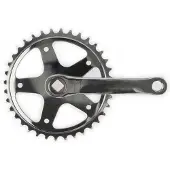 Vinty crankstel 36t. spieloos 130mm 1/8 zilver