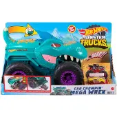 Hot Wheels Monster Trucks Mega Wrex Chews Cars With Lights And Sounds Veelkleurig