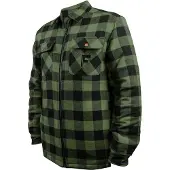 Fladen Forest Shirt Thermal Green/Black XL - Visvest
