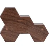 Karlsson Alarm clock Six in the Mix black wood painted