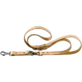 Ferplast hondenlijn 120-200 x 2,2 cm leer beige