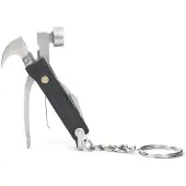 Kikkerland Wood Mini Hammer Tool Black