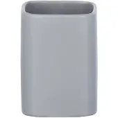 Wenko badkamerbeker Hexa 6,5 x 9 cm keramiek matgrijs