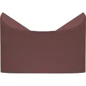 QDO peper /zoutbakje Phold 1 siliconen 7,5 x 7,5 cm bordeaux