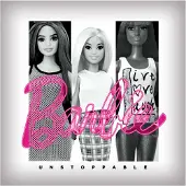 Barbie pyjamakussen meisjes 40 x 40 cm polyester roze/zwart