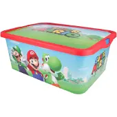 VProDeti Opbergbox van kunststof, SUPER MARIO, 13 liter, artikelnummer 09595