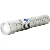 MacGyver zaklamp Extreme led USB 280 lumen 18 cm alu zilver