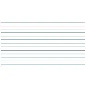 Kangaro systeemkaart - 170 x 235 mm - lijn - 100 stuks - K-6107