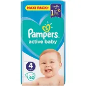 Pampers Active Baby Maat 4 - 62 Luiers