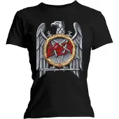 Slayer T-Shirt Silver Eagle Femme Noir - Taille M