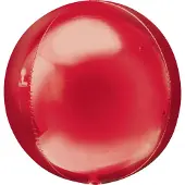 Amscan Folieballon Orbz rood (40cm) (rood)