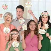Amscan Photo booth set geboorte baby - 13 stuks