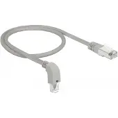 DeLOCK S/FTP Cat 6a - 0.5 meter - Grijs -