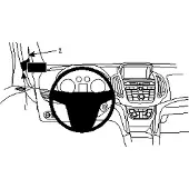 Brodit 804735 ProClip voor de Opel Zafira 12 - Left Mount