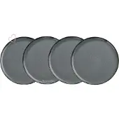 Kitchen Trend Dinerbord Ocean Petrol, 24 cm, Set van 4