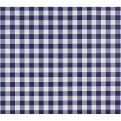 Dutch Wallcoverings Papierbehang ruitje - blauw/wit