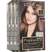 L'Oréal 3x Préférence Permanente Haarkleuring 5.0 Lichtbruin