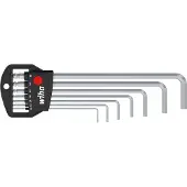 Wiha Inbus Haakse schroevendraaierset 1.5 mm, 2 mm, 2.5 mm, 3 mm, 4 mm, 5 mm, 6 mm 7-delig