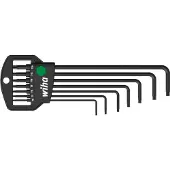 Wiha Stiftsleutelset | in Classic houder | TORX | MagicSpring | 8-delig | chemisch gezwart - 33753