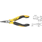 Wiha 26804 Rondbektang ESD Recht Gereedschapsstaal 120 mm