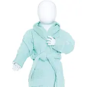 The One Towelling Baby badjas Mint - 80/92